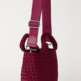 Lupe Small Crossbody Bag Maroon