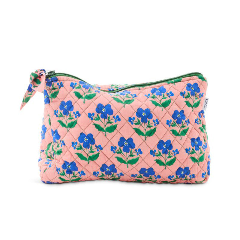 Anna Spiro Indian Summer Rose Quilted Cotton Toiletry Purse