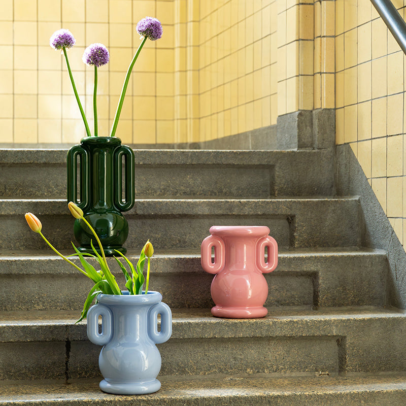 Amfora Vase Blue - PICK UP ONLY