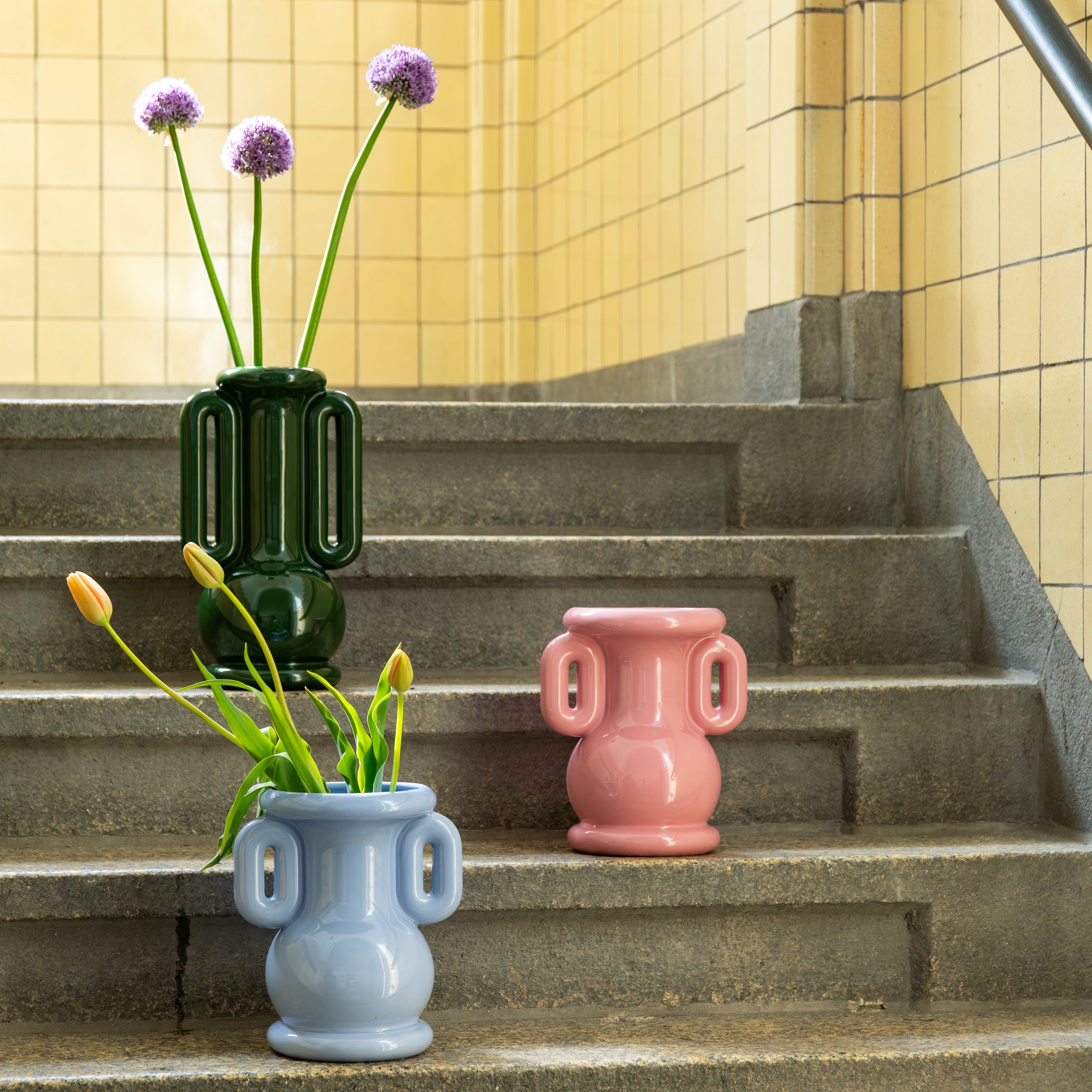 Amfora Vase Blue - PICK UP ONLY