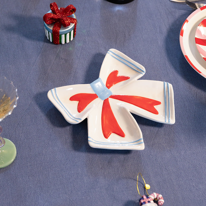 Ribbon Plate White