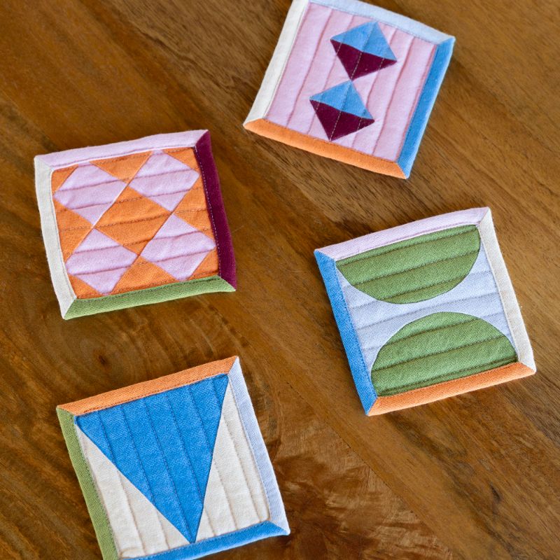 Stitch Coaster Set of 4