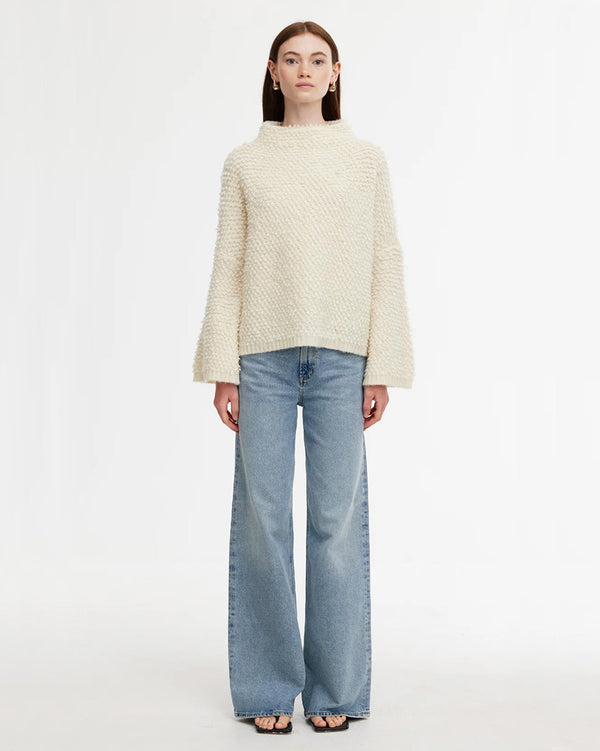 Abby Boucle Sweater Ivory