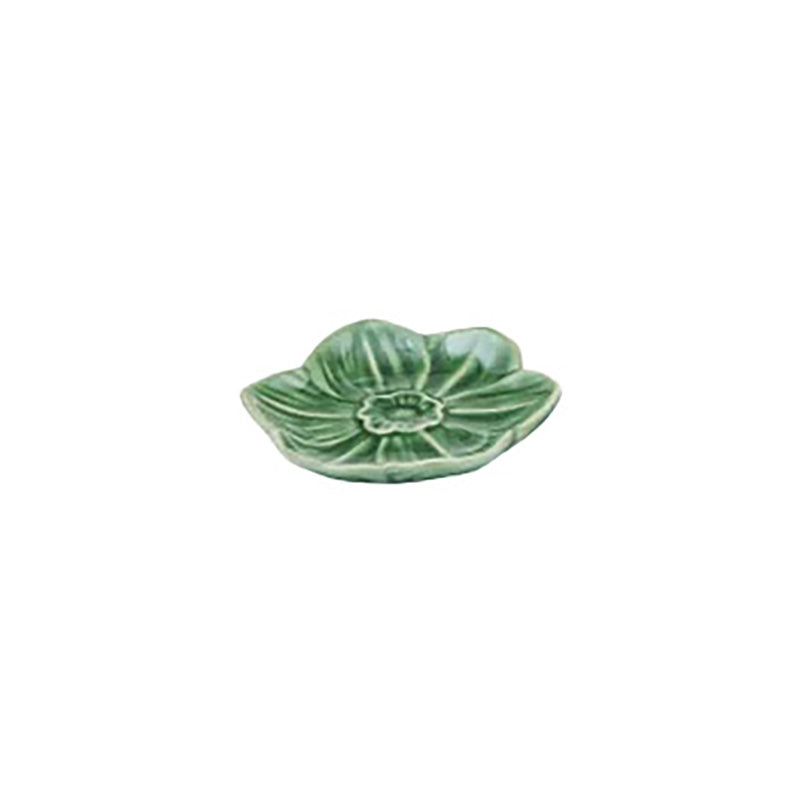 Fleurette Green Dish Petal