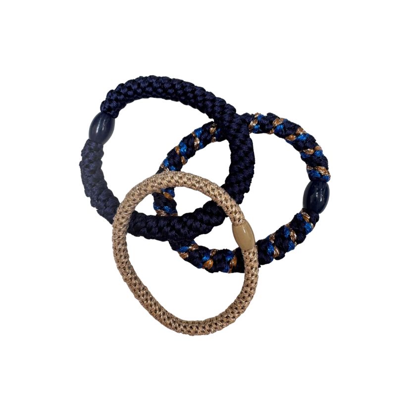 Bungalow X3 Beeyoo Set of 3 Hairbands Blues