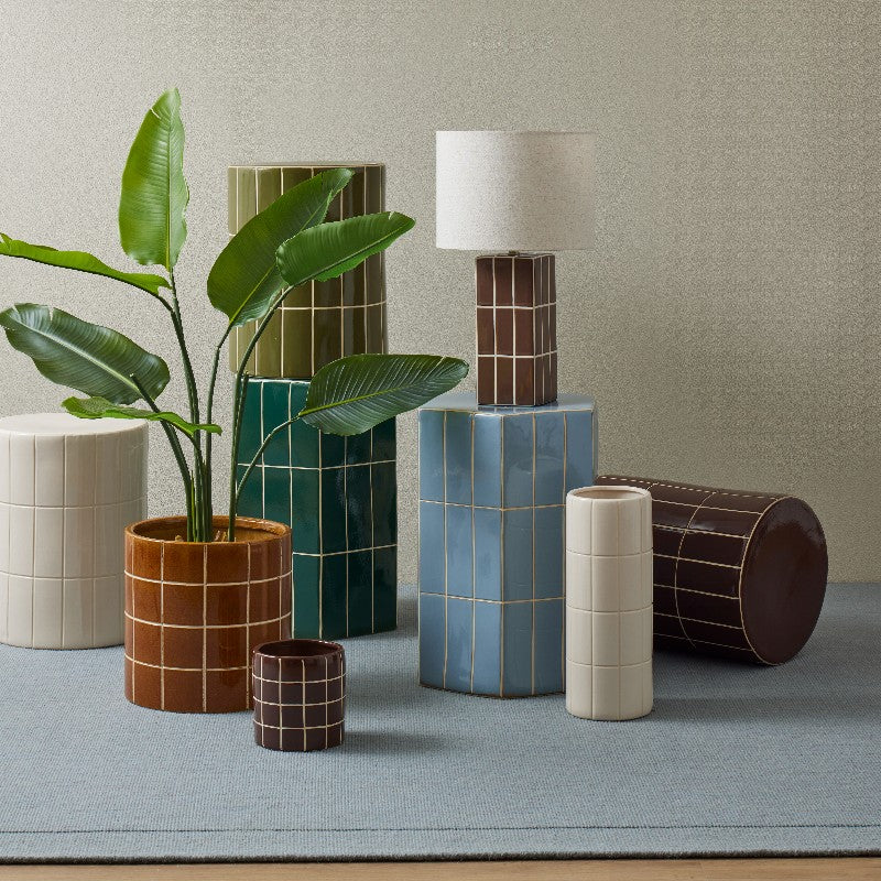 Seidler Ceramic Tile Stool Pine - PICK UP ONLY