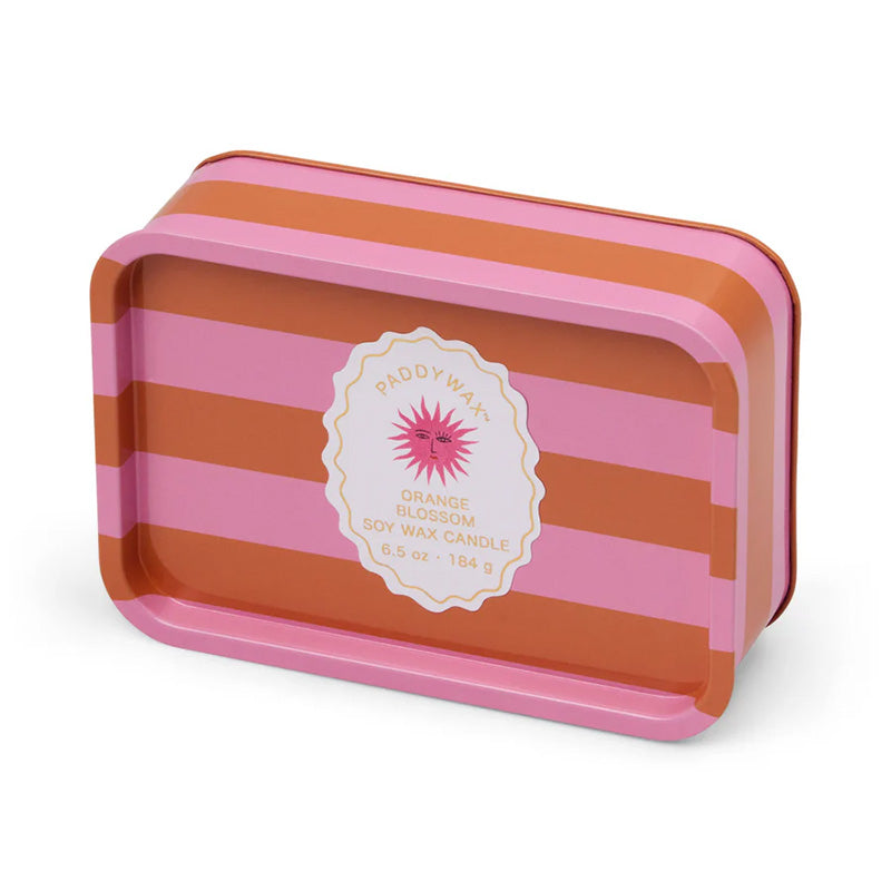 A Dopo Printed Tin Candle Sun