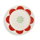 Folk Plate Red Rim