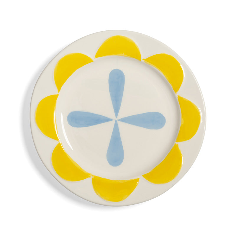 Folk Plate Yellow Rim