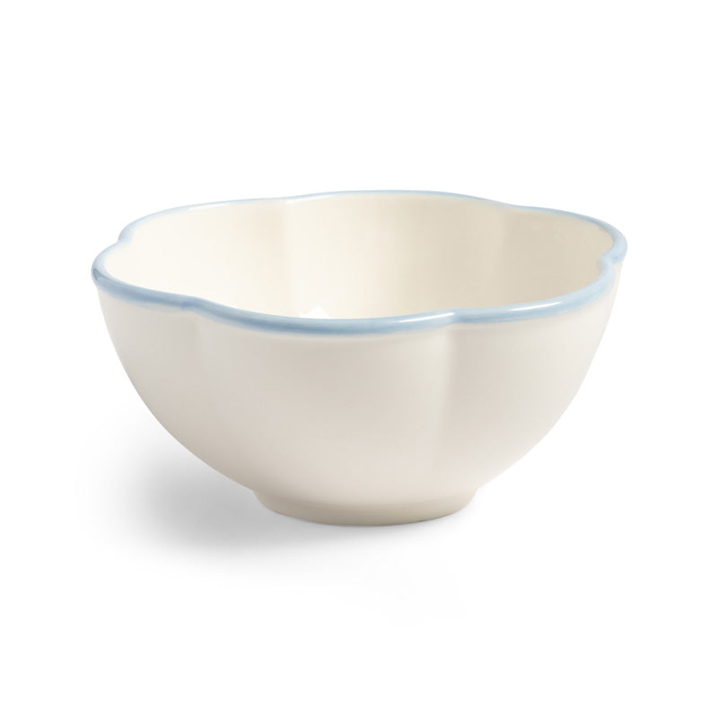 Folk Bowl Pale Blue Rim