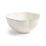 Folk Bowl Pale Blue Rim