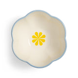 Folk Bowl Pale Blue Rim