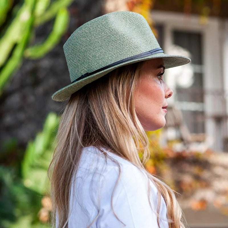 Borsalino French Sun Hat Almond
