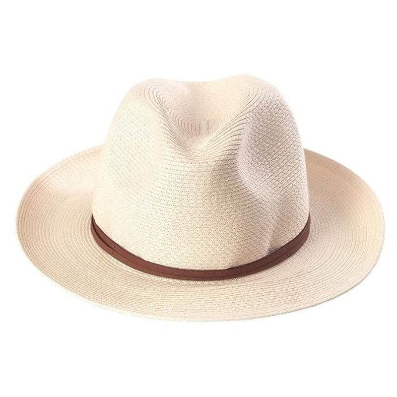 Borsalino French Sun Hat Off White