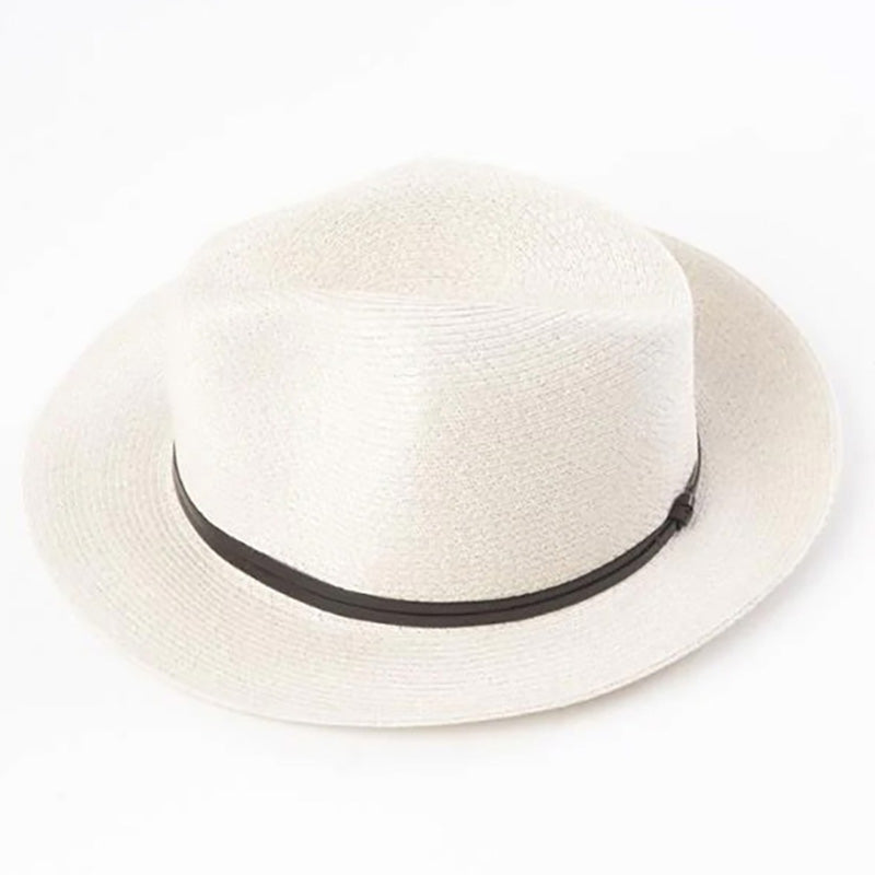 Borsalino French Sun Hat Off White