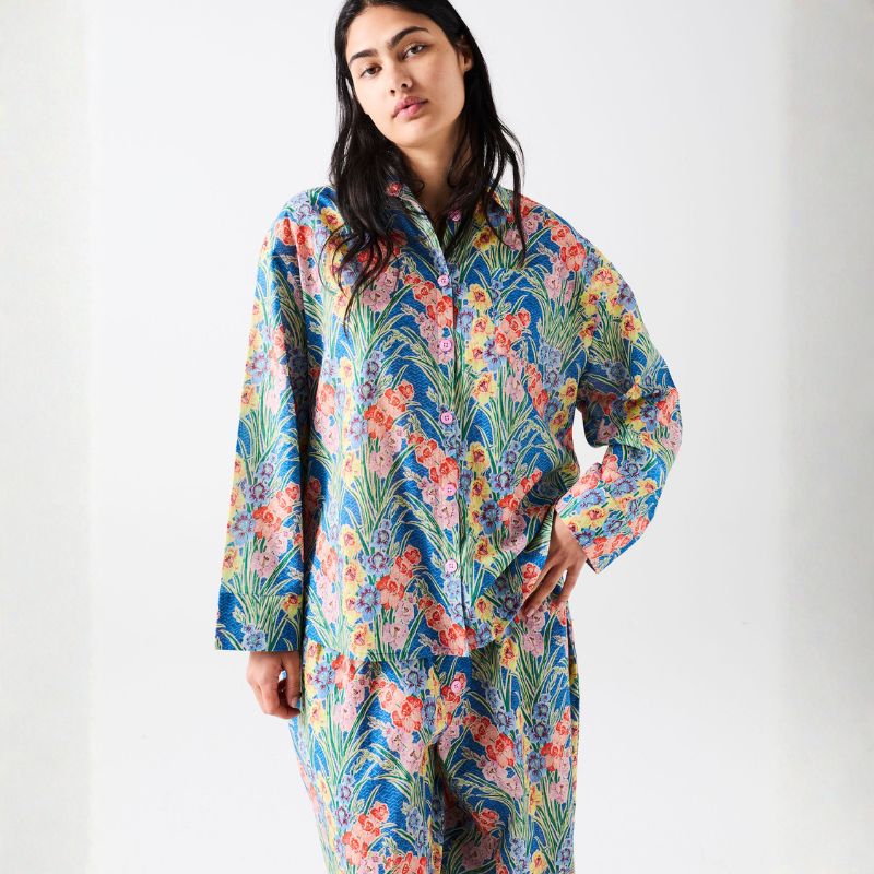 Anna Spiro Gladiolus Organic Cotton Long Sleeve & Pant Pyjamas