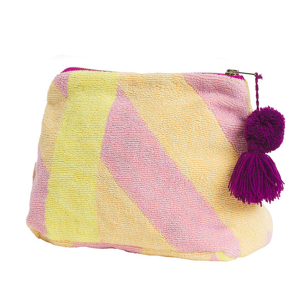 Jarita Terry Pouch Mauve Medium