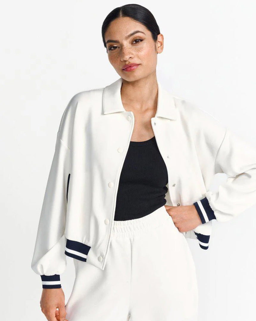 Bomber Jacket Pearl White