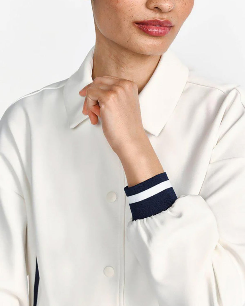 Bomber Jacket Pearl White