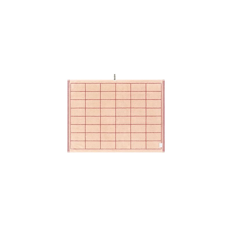 Bath Mat Ruby/Almond Blush Tile