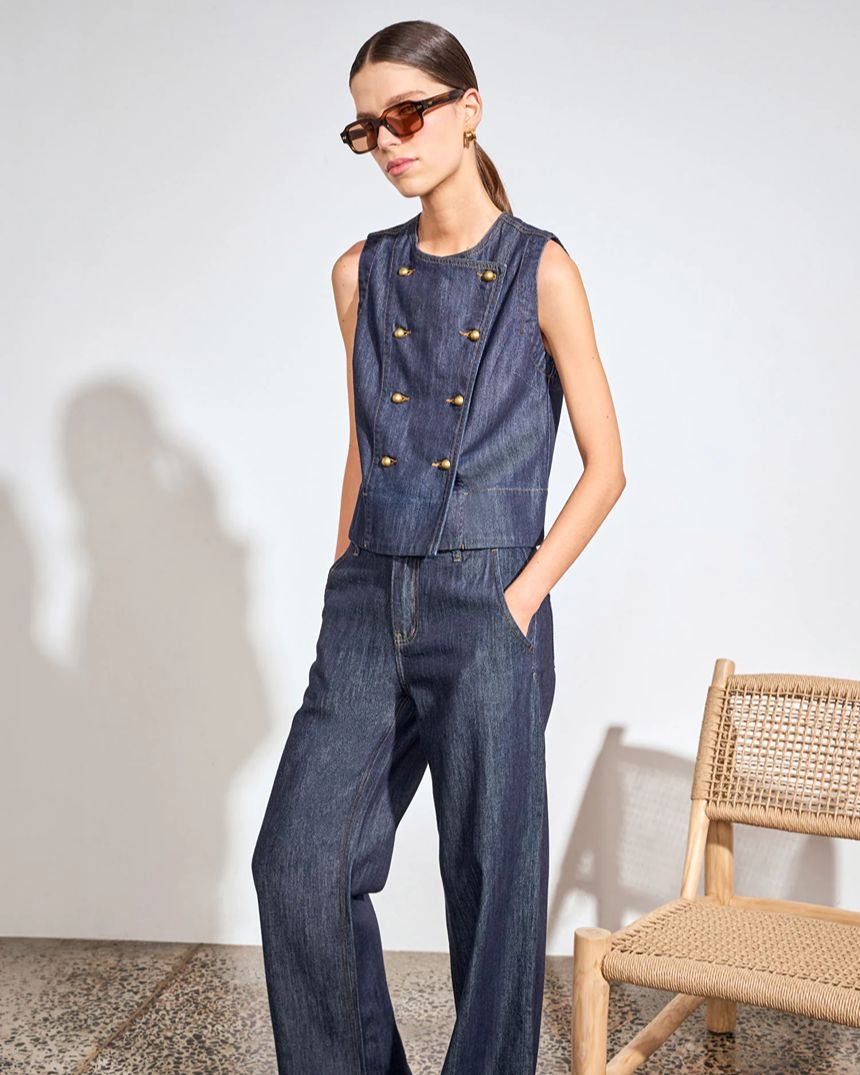 Charge Vest Dark Denim