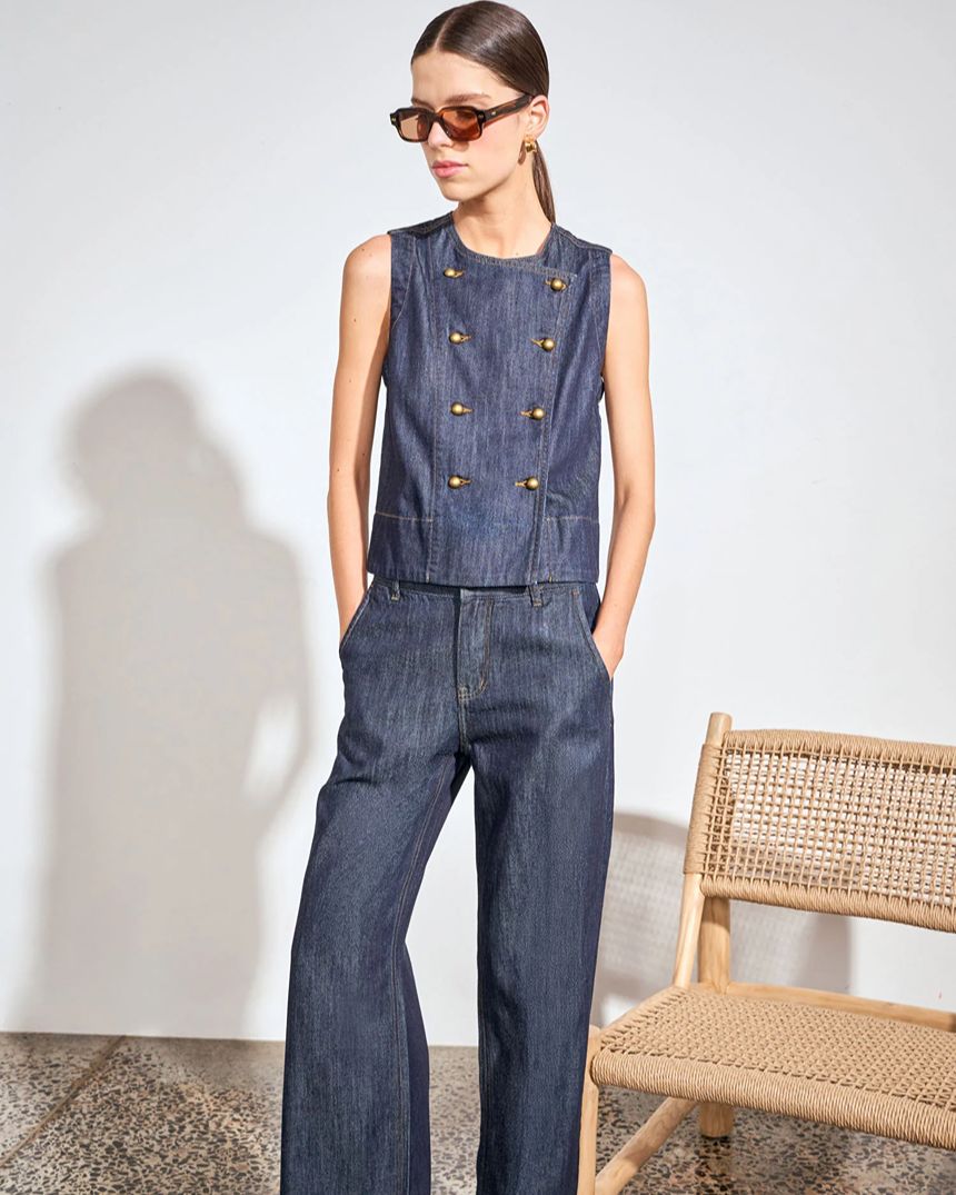 Charge Vest Dark Denim