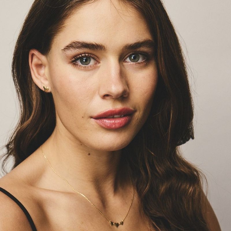 Hearts In Three Gold Necklace