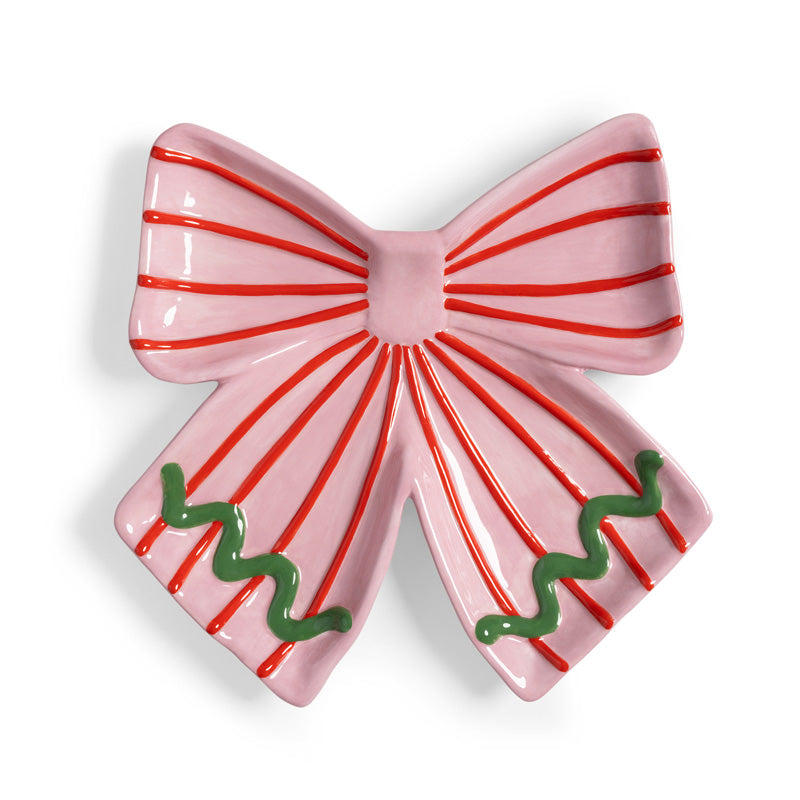 Ribbon Plate Pink