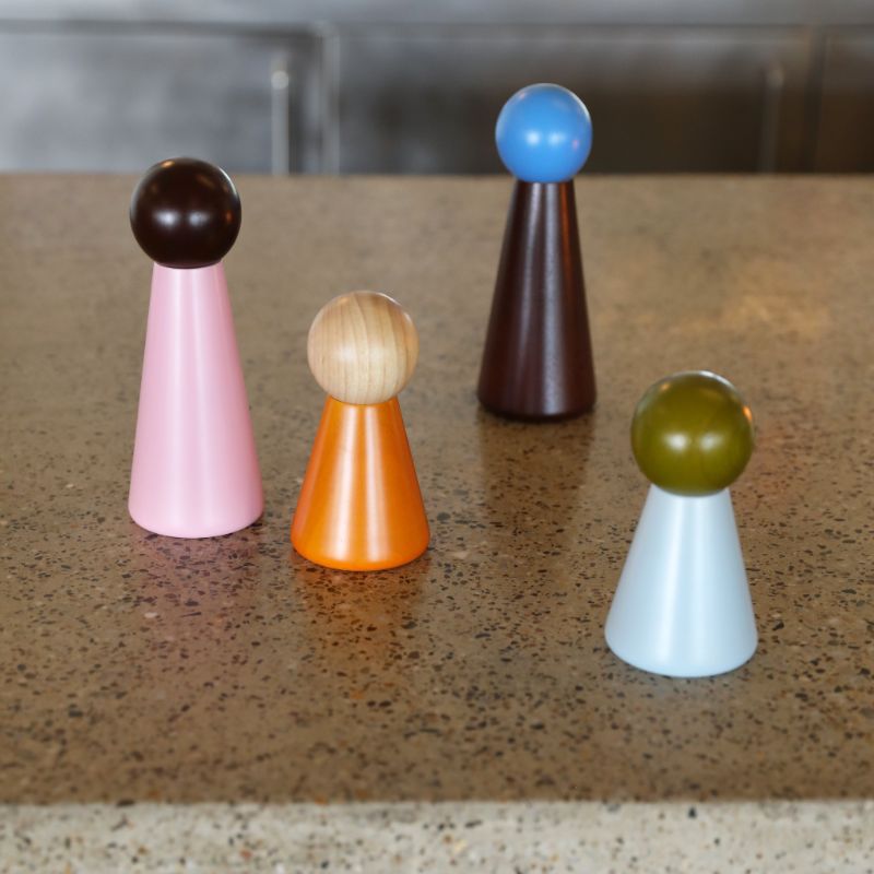 Halma Salt + Pepper Grinder Burgundy Large