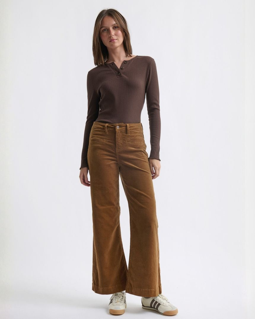 Freya Velvet Jean Toffee