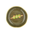 Porto Olive Ceramic Dish Green