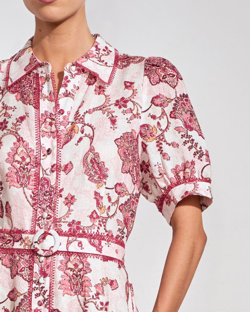 Admire Dress Rose Paisley