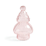 Pine Tree Glass Vase Pink