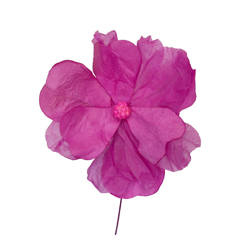 Neon Purple Small Moonshine Paper Flower