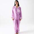 Glow In Lilac Bamboo Cotton Pyjamas