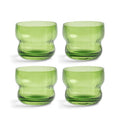 Circus Glasses Green Set of 4