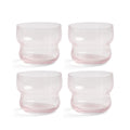 Circus Glasses Pink Set of 4