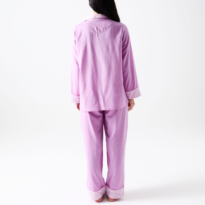 Glow In Lilac Bamboo Cotton Pyjamas