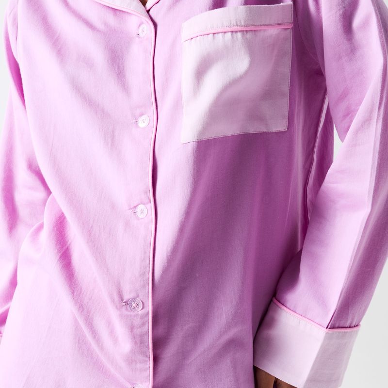 Glow In Lilac Bamboo Cotton Pyjamas