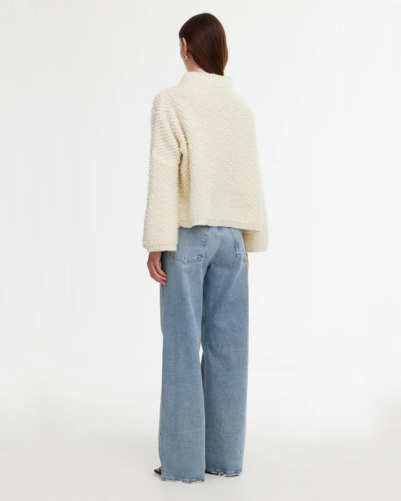 Abby Boucle Sweater Ivory
