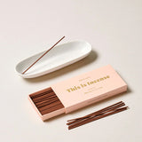 Collector Ceramic Incense Holder White