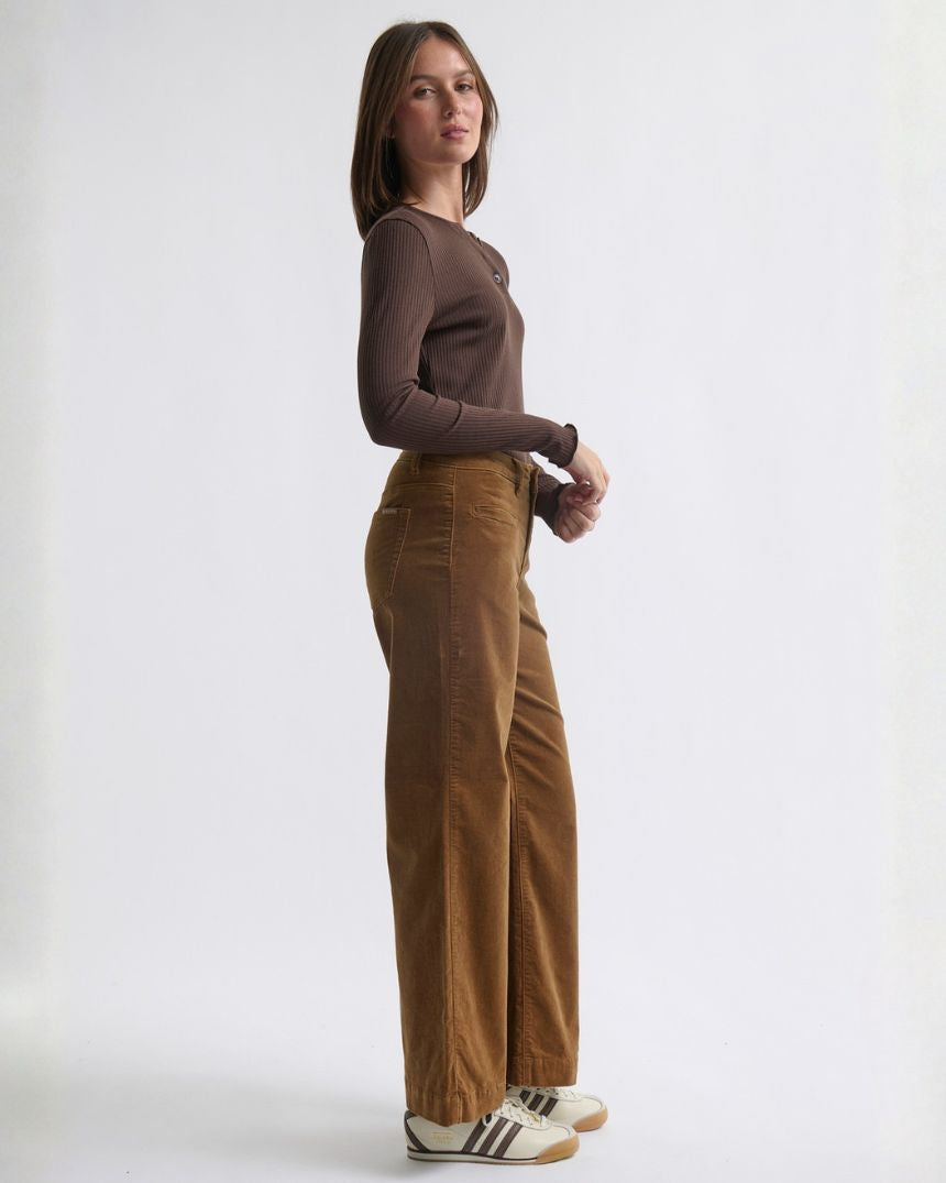 Freya Velvet Jean Toffee