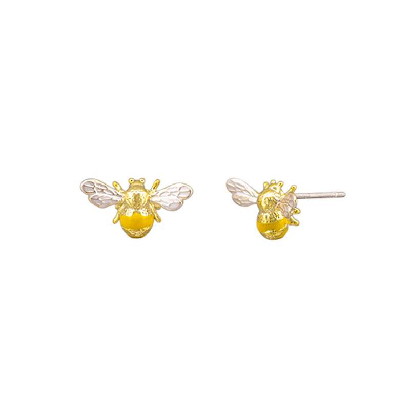 Blossom Bee Stud Earrings