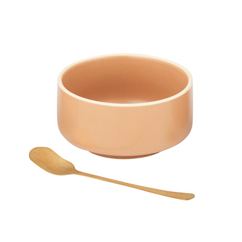 Paxton Bowl with Spoon Terracotta