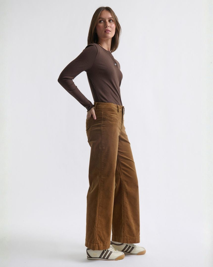 Freya Velvet Jean Toffee
