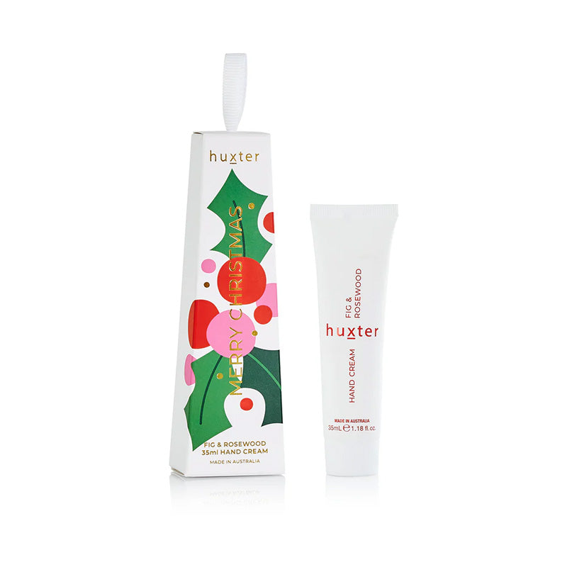Hanging Hand Cream White Xmas Flowers