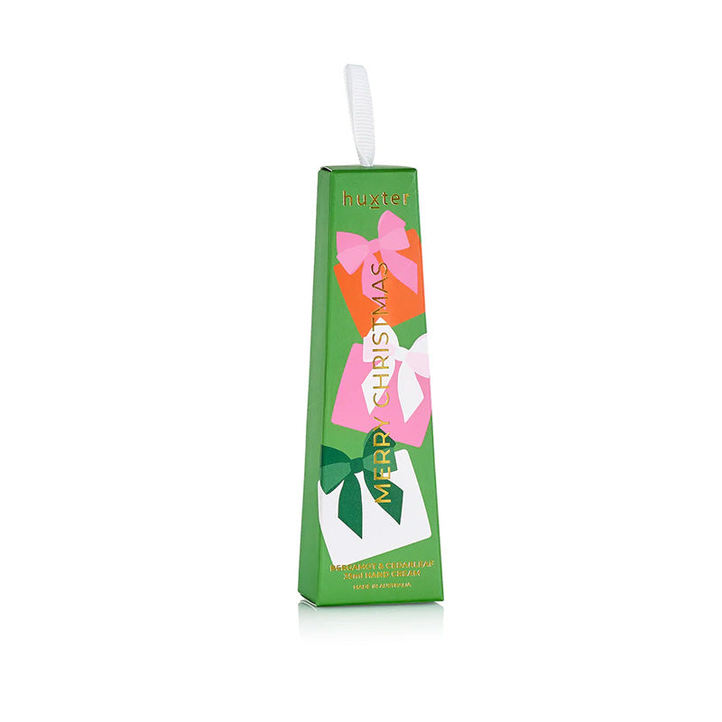 Hanging Hand Cream Green Xmas Flowers