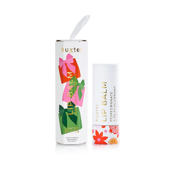 Hanging Lip Balm White Xmas Flowers