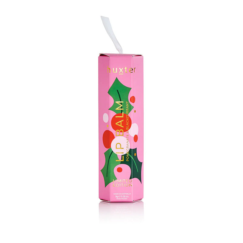 Hanging Lip Balm Pink Xmas Flowers
