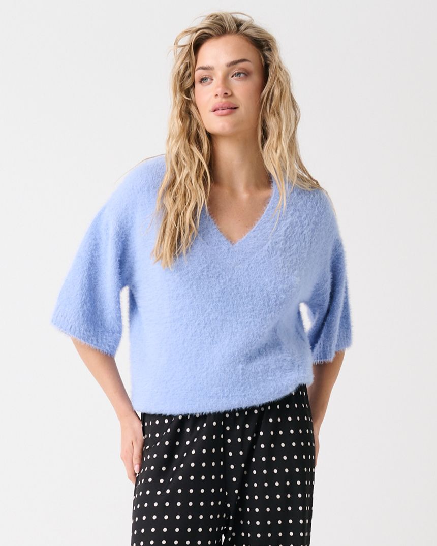 Mia Knit Cornflower